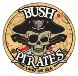 Bush Pirates Sticker - Treasure Map 300mm Round