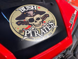 Bush Pirates Sticker - Olive Green Round 400mm