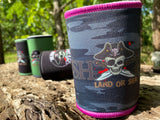 Stubby Holder - Camo with Pink Trim