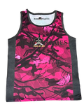 Fishing Singlet LADIES - Pink Camo