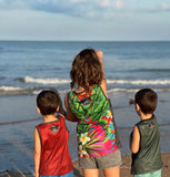 Fishing Singlet KIDS - Tropical