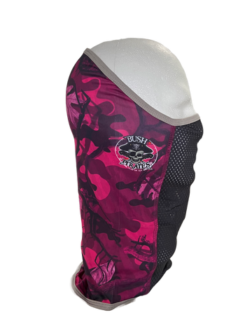 Fitted Face Mask - Pink Tree Camo